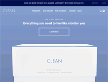 Tablet Screenshot of cleanprogram.com